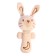 Gift set for newborn "Bunny", 3 soft rattles