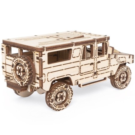 Testament model of wood - SUV Jeep "Typhoon"-2