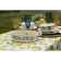 Form for baking of heat -resistant ceramics oval shade "lemon", 27.5 × 15 cm, white color