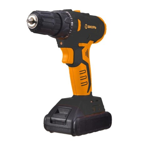 Drill-shuruvret "WHIL" DA-18L-2K/B, 18 V, 2x2 Ah, Li-Ion, 45 Nm, BZP 10 mm, Brighting