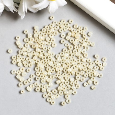 Beads "Zlatka" 08/0, 3 mm, 10 g 0142 Cream-1