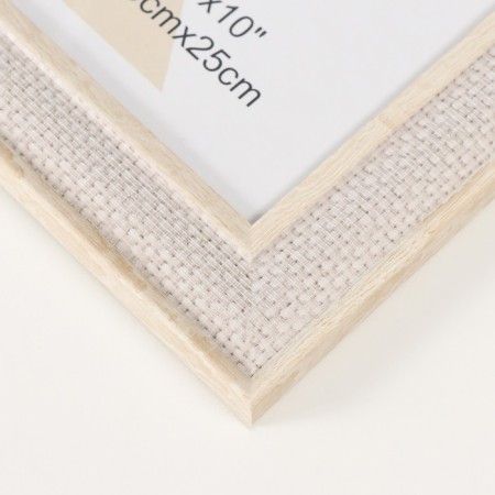 Photo frame plastic 20x25 cm "Weaving" gray with light stroke 29.6x24.6x1 cm-2