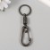 Metal keychain "Carabiner with a spring" 3x0.7x10.5 cm