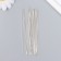Needles metal for beads in a glass flask thin set 30 pcs Ø 0.45x100 mm 1.5x1.5x14 cm