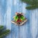 Decoration Christmas tree "Bell Banging Bow" 8x10.5 cm, gold