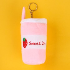 Мягкая игрушка "Десерт" с клубникой, 12 см