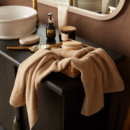 Terry towel economy and I 30*60 cm, col. Beige, 100% cotton, 320 g/m2