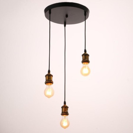 Lamp Bayerlux 40389/3 E27 40W Black-Med 30x30x7-107 cm-1