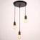 Lamp Bayerlux 40389/3 E27 40W Black-Med 30x30x7-107 cm