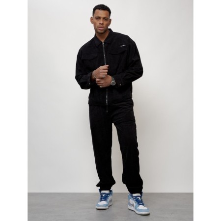 Sports suit men's, size 54, black color-8