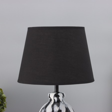 Table lamp "Kira" 1x40W E27 Black/White 25x25x38, 5cm-2