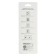 A set of pencils of black -graphic 6 pieces HB+eraser+sharpener, blister