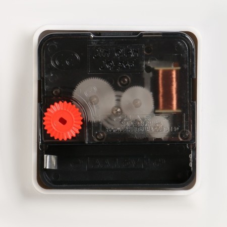 Wall clock, series: photo frames, "flower", smooth move, 52 x 26 x 3 cm, dial 11 x 17 cm 7403-2