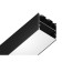 Profile aluminum overhead/suspended Ambrella Illumination Profile System, GP3100BK, 2000x50x50 mm, black color, matte Distractor