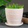 Flower pot "halva" beige crocus, 0.75 liters