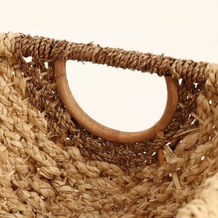 Wicker basket, 48x42x20 cm, corn sheet-2
