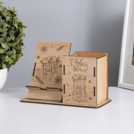 Organizer desktop "Gifts" 18x12.5x9 cm (set of 8 parts)-2