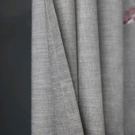 Set of curtains "Mika", size 145 x 270 cm - 2 pcs, gray-2