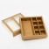 Box for 8 sweets + chocolate, with a window, craft, 17 x 5 x 17.5 x 3.7 cm