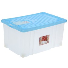 Storage box with Darel-Box lid, 56 l, 60 × 40 × 31 cm, color mix