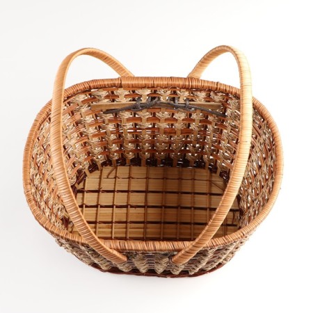 Basket wicker "picnic", without cover, 40x29x24/43 cm-13