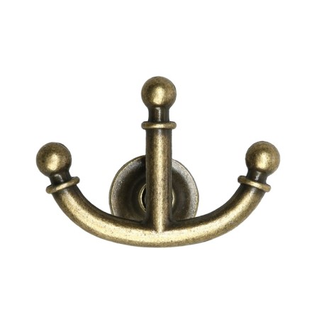 Hook furniture tundra TKT006, three -rod, bronze-2