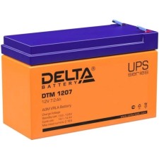 Battery for IBP Delta DTM 1207, 12 V, 7.2 Ah