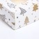 Folding box "Golden Christmas trees", 10 x 8 x 3.5 cm