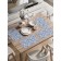 A set of napkins for setting the New Year mood table, rectangular, rounded edges, size 30x46 cm, 4 pcs
