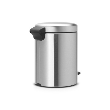 Brabantia Newcon bucket, plastic inner bucket, with a pedal, steel color, 3 l-3