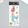 Tattoo on the body color "Mermaid in Tiara" 9x19 cm