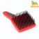 Pucker-plastic soft with rounded teeth, small, 6 x 13.5 cm, black-red