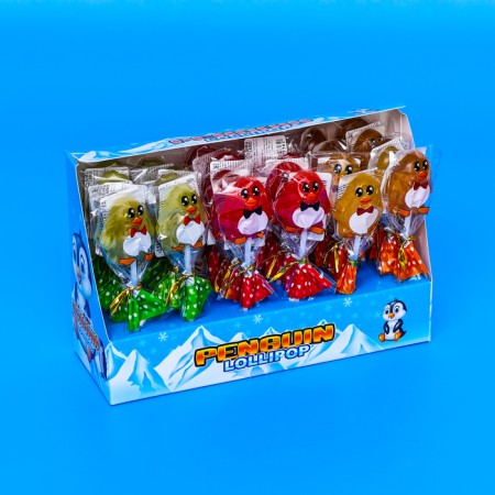 Caramel Lollice "Penguin", 12 g*30-1