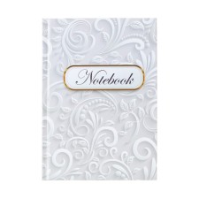 College-wiper in a solid cover 7BC, A5, 80 sheets, white, cage block, glossy lamination