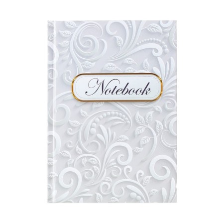 College-wiper in a solid cover 7BC, A5, 80 sheets, white, cage block, glossy lamination