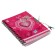 Notebook in a gift box, on a lock, A6, 50 sheets, line "Flowers", mix
