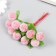 Stamens for flowers "Blood Boss Red Red" d = 1.5-2 cm 1 bouquet = 10 pcs 10 cm