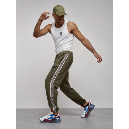 Joggers Sports Men, size 56, Khaki color-2