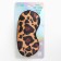 Silk mask for sleep "Leo", 20 x 9 cm, brown color