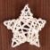 Decor for creativity from the vine "Star" set of 3 pcs., Size 1 pc. - 6.5 cm, natural color