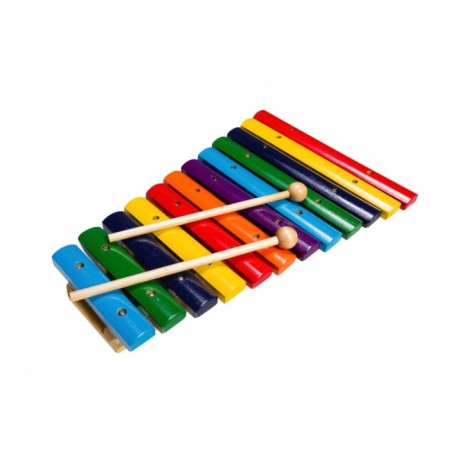 Flight FX-12C (12 notes), multi-colored, 2 sticks-1