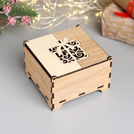 New Year's box combined "gift" 10.5x10x7 cm