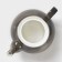 Kettle porcelain tender, Milky Way, 900 ml, gray color.