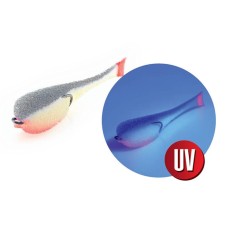 Yaman foam fish on a double, 95 mm, color 18 UV, 5 pcs.