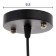 Lamp Bayerlux 34522/1 E27 40W Black-pink gold 19x19x36-136 cm