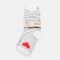 Set of women's socks (3 pairs) minku gray/white color, size 36-37