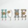 Decorative clothing hooks "Home", a letter with a hook 26 x 12 cm