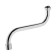 Pour for the Zein mixer, 3/4 ", S-shaped, on the axis 21 cm, aerator plastic