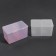 Organizer for storage, with a lid, 2 sections, 6.7 × 12.5 × 7.5 cm, color mix