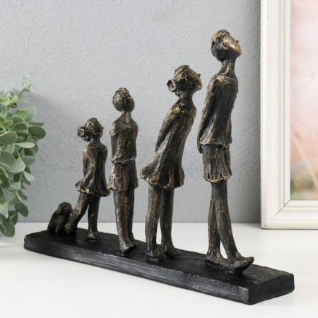 Souvenir Polystone "Funny Company" for metal 30.4x6x22.6 cm-2